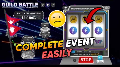 How To Complete Guild Battle Eventunlimited Spins Trick Nepaliguild Battle Event Details In