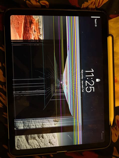 Funny screen, how did these bands form on my iPad Air, and whether it’s