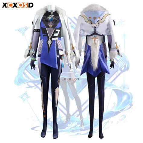 【ready Stock😎】 Xcxosd Genshin Impact Yelan Cosplay Costumes Valley