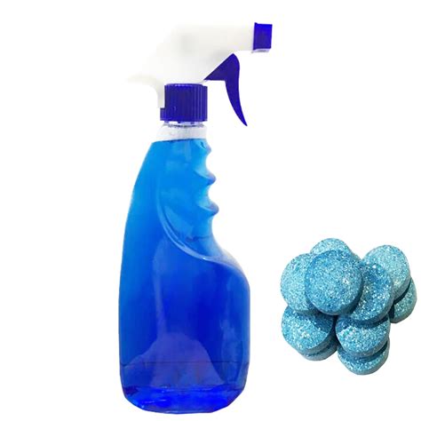 50pcs Multifunctional Effervescent Spray Cleaner Set With Bottle Wiper