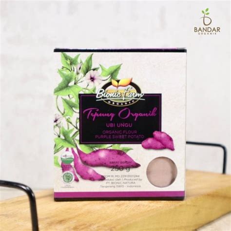 Jual Tepung Ubi Ungu Organik Purple Sweet Potato Flour Bionic Farm