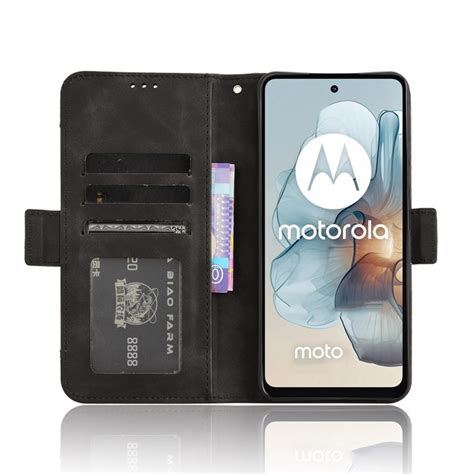 For Motorola Moto G34 5G Case Multiple Card Slots Leather Wallet Stand ...