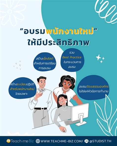 แนวทางการ อบรมพนักงานใหม่ ให้มีประสิทธิภาพ Teachme Biz