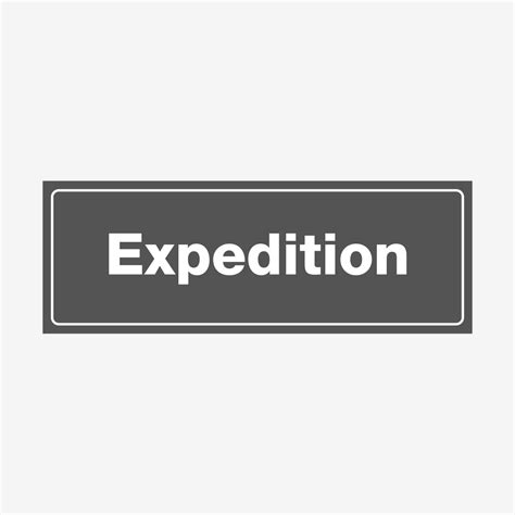 Skylt Trivsel Expedition X Mm Gr Med Vit Text Plast