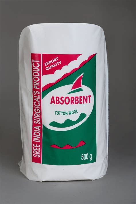 White Gram Absorbent Cotton Wool Packaging Type Packet At Rs