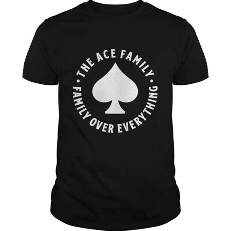 Ace Family Merch Royal Blue Circle Ace Family shirt