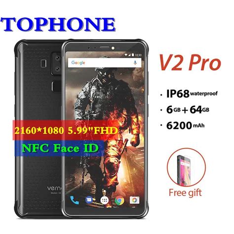 Vernee V2 Pro Android 8 1 IP68 Impermeable Smartphone 5 99 MT6763 Octa