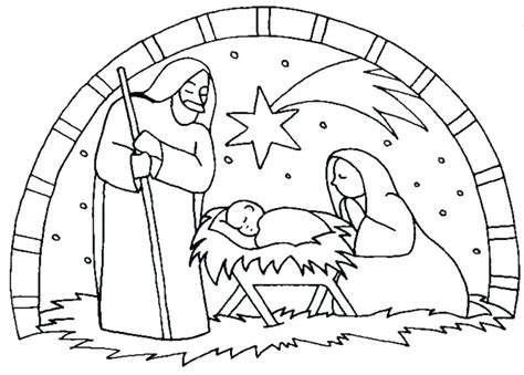 Nativity Animals Coloring Pages at GetColorings.com | Free printable ...