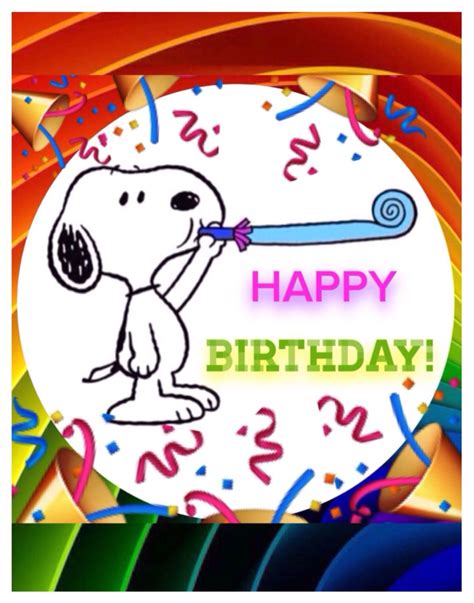 Snoopy Says Happy Birthday Happy Birthday Snoopy Images Snoopy