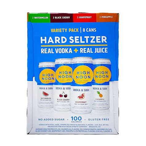 Variety Vodka Seltzer Cocktail 8pk Cans At Whole Foods Market