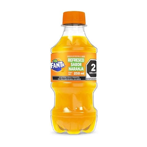 Refresco Fanta Sabor Naranja De 250 Ml Walmart