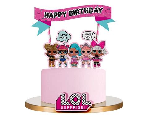 Cool Item Lol Surprise Doll Inspired Cake Topper Cake Doll Birthday