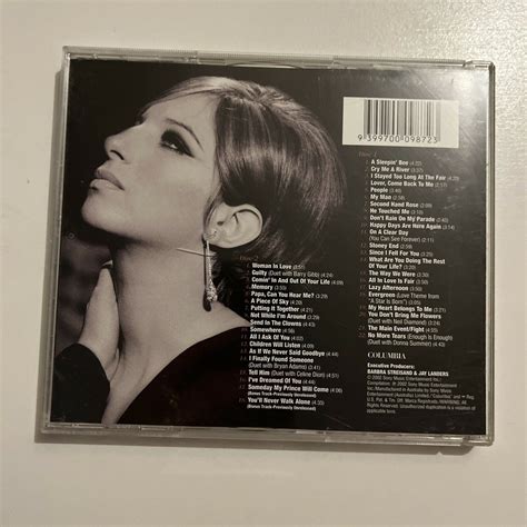 Barbra Streisand The Essential Collection Cd 2002 2 Disc Retro Unit