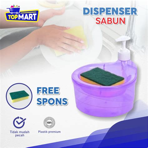 Jual Dispenser Sabun Holder Spons Cuci Piring In Tempat Sabun Cuci