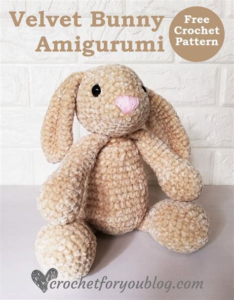 Velvet Bunny Amigurumi Kostenlose H Kelanleitung Du Liebst Schmuck