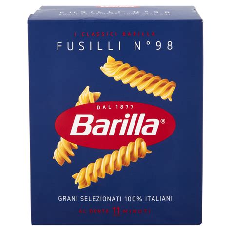 Barilla Pasta Fusilli N 98 100 Grano Italiano 500g Carrefour