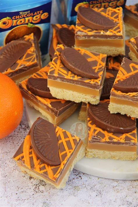 Terrys Chocolate Orange Millionaires Shortbread Janes Patisserie