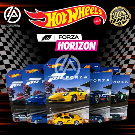 Jual Hot Wheels Forza Horizon 2023 Porsche 911 GT3 BMW Z4 M Motorsport Bugatti EB110 Kab