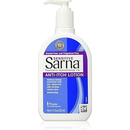 Amazon Sarna Sensitive Anti Itch Lotion Fragrance Free Fl Oz