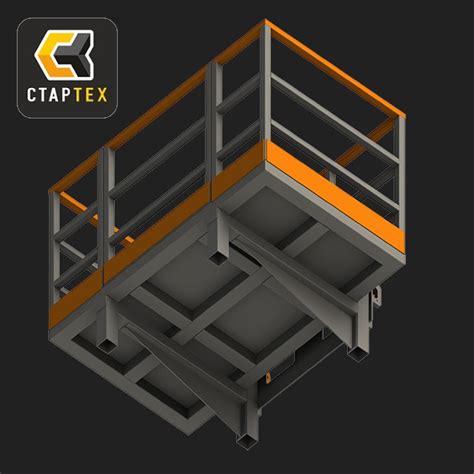 Грузовая платформа г/п 800кг для телескопического погрузчика