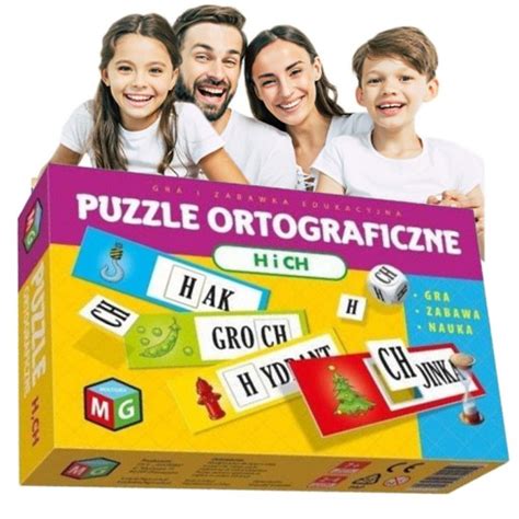 Gra Edukacyjna Ortografia Dla Dzieci Puzzle Zabawa Stan Nowy Z