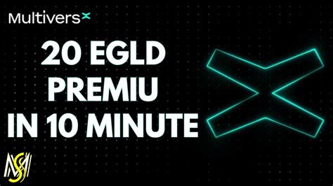 Oportunitate Noua 20 EGLD Premiu Pentru Un Task De 10 Minute