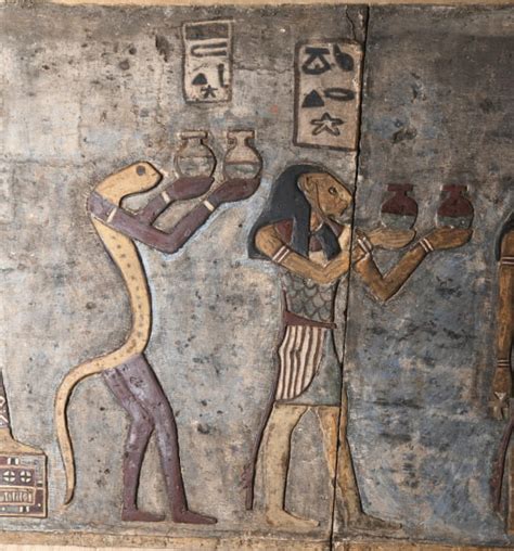 Découverte dans un ancien temple en Égypte d'une rare représentation ...