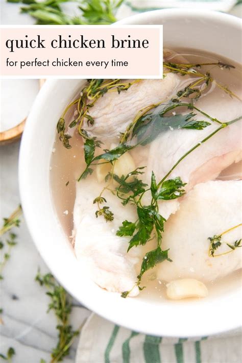 Quick Chicken Brine Recipe For Perfect Chicken Every Time