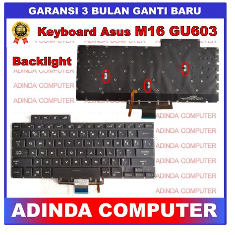 Jual Keyboard Asus Rog Zephyrus M Gu Gu Hm Gu Z Gu Zm