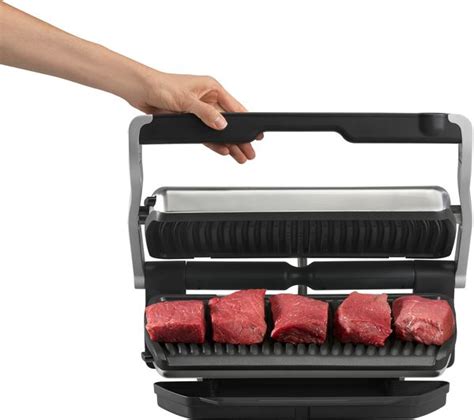 Buy Tefal Optigrill Xl Gc D Grill Stainless Steel Black Free