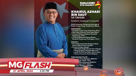 Calon PN Enggan Ulas Taraf Pendidikan MGFlash YouTube