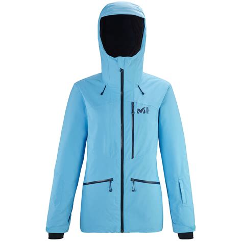 Millet Alagna Stretch Light Blue Women S Ski Snow Jacket Free Delivery