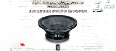 Eighteen Sound 12W700/8 динамик 12 дюймов купить в Москве | Хобби и ...