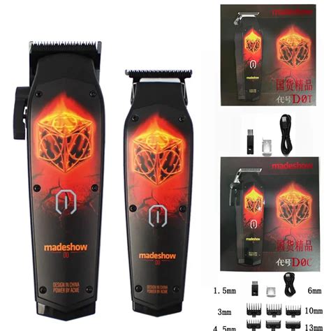 D C D T New Madeshow M M Professional Hair Clipper Trimmer Set