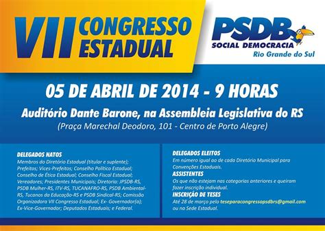 Convite Congresso Do Psdb