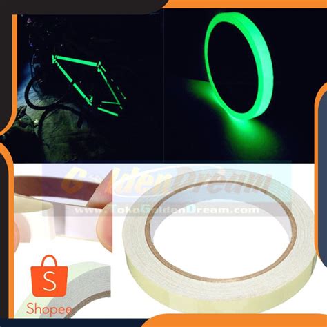 Jual Murah Glow In The Dark Tape Cm Selotip Fosfor Luminous Sticker