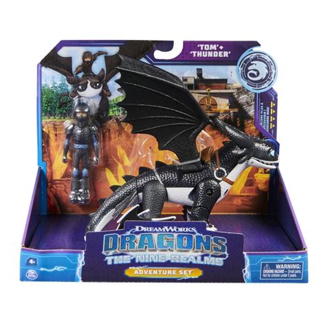 Pack Dragon Viking Tom Tonnerre Dragons Les Neuf Royaumes Spin