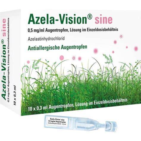 Azela Vision sine 0 5 mg ml Augentropfen im Einzeldosisbehältnis 10 x