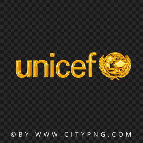 UNICEF Barcelona Yellow Gold Logo PNG | Citypng