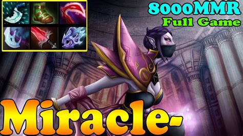 Dota 2 Miracle 8000 Mmr Plays Templar Assassin Full Game Pub Match Gameplay Youtube