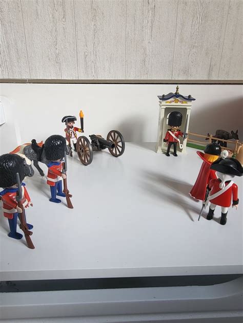 Playmobil Soldat Anglais Garde Royal Lot Cavalerie Hussards Animaux