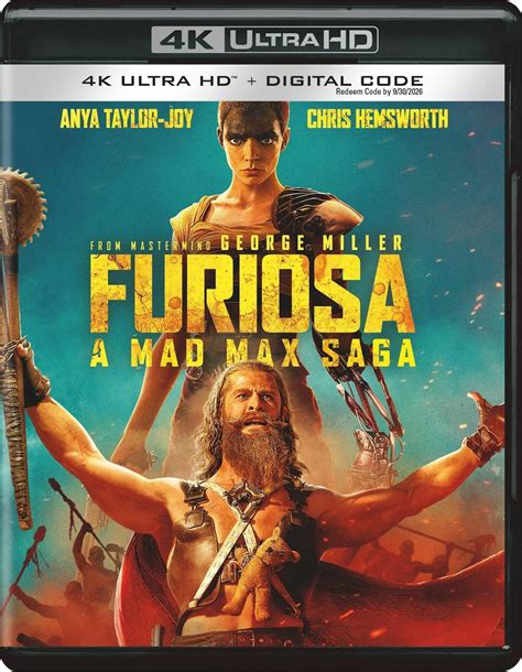 Furiosa A Mad Max Saga 4k Blu Ray