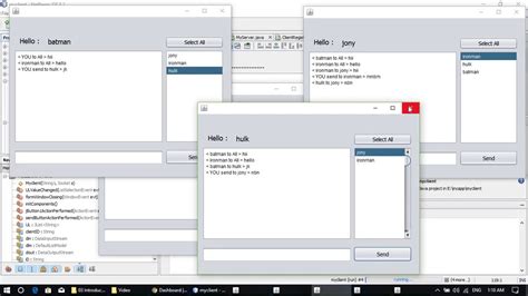 Multiple Chat Client On Server In Java Using Multi Threading And Socket