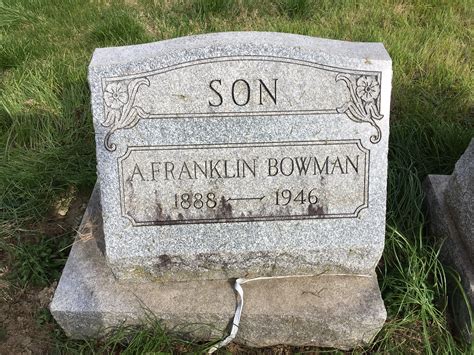 Albert Franklin Bowman 1888 1946 Find A Grave Memorial