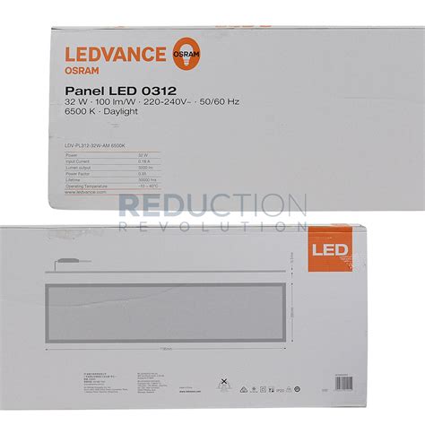 Osram Ledvance LED Panel Troffer 32W - 1200mm x 300mm