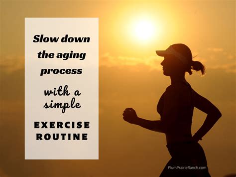 Slow Down Aging With Exercise