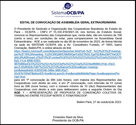 Sistema Ocb Pa Edital Age Sistema Ocb Pa