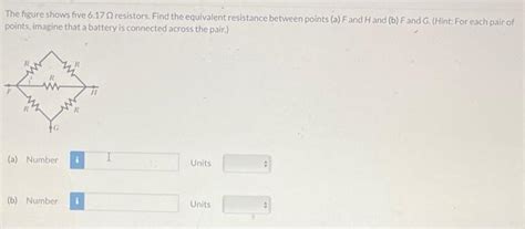 Solved The Figure Shows Five 617Ω Resistors Find The