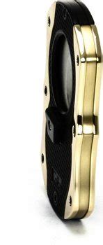 Colibri Monza Cigar Cutter Matte Black Gold Lowest Price