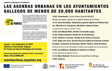 As Pontes Presenta El Plan De Acci N De La Agenda Urbana Amigos De As